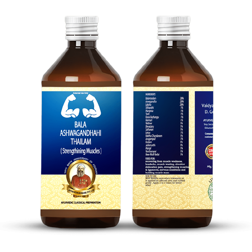 Bala Ashwagandhahi Thailam - Strengthens Muscles
