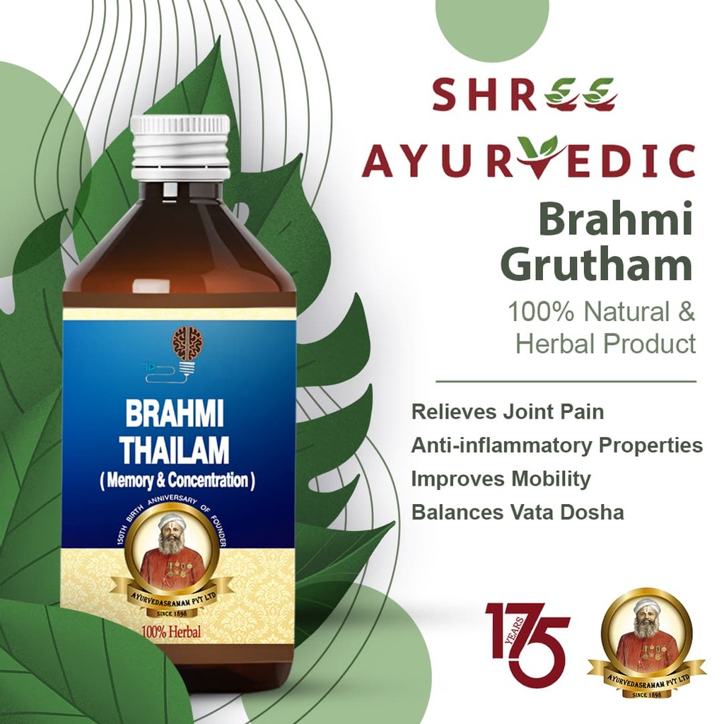 Brahmi Thilam - Enhance Mental Health and Cognitive Function