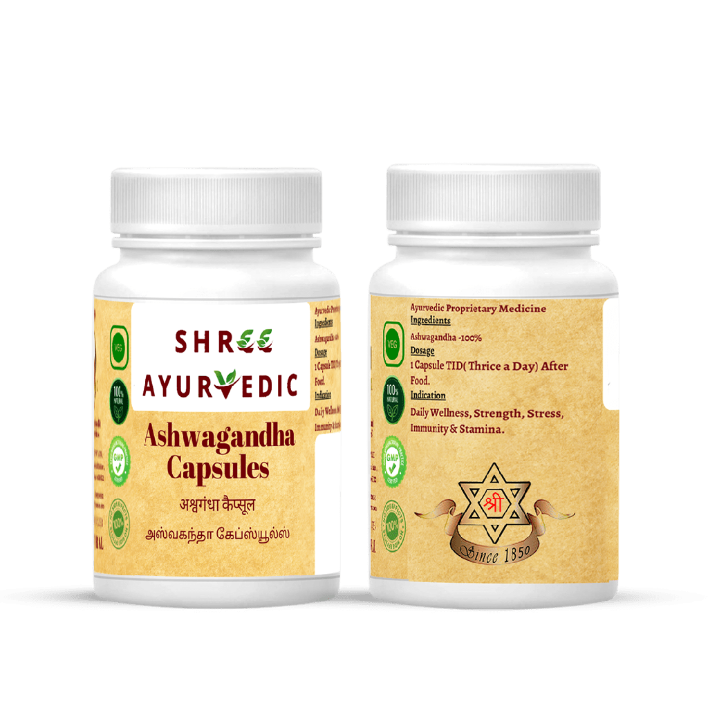 Ashwagandha Capsules - Natural Support for Stress and Immunity