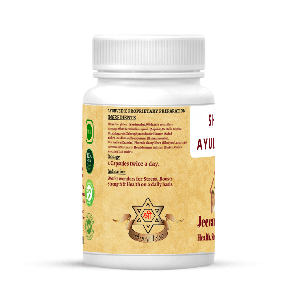 Jeevamrutham Capsules - Relieve Stress and Enhance Vitality
