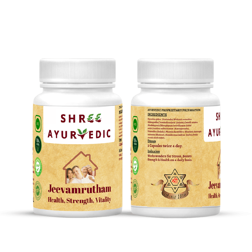 Jeevamrutham Capsules - Relieve Stress and Enhance Vitality