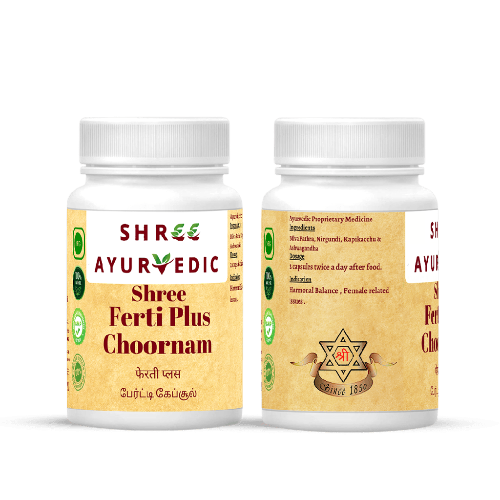 Shree Ferti Plus Capsules - Herbal Support for Hormonal and Reproductive Health