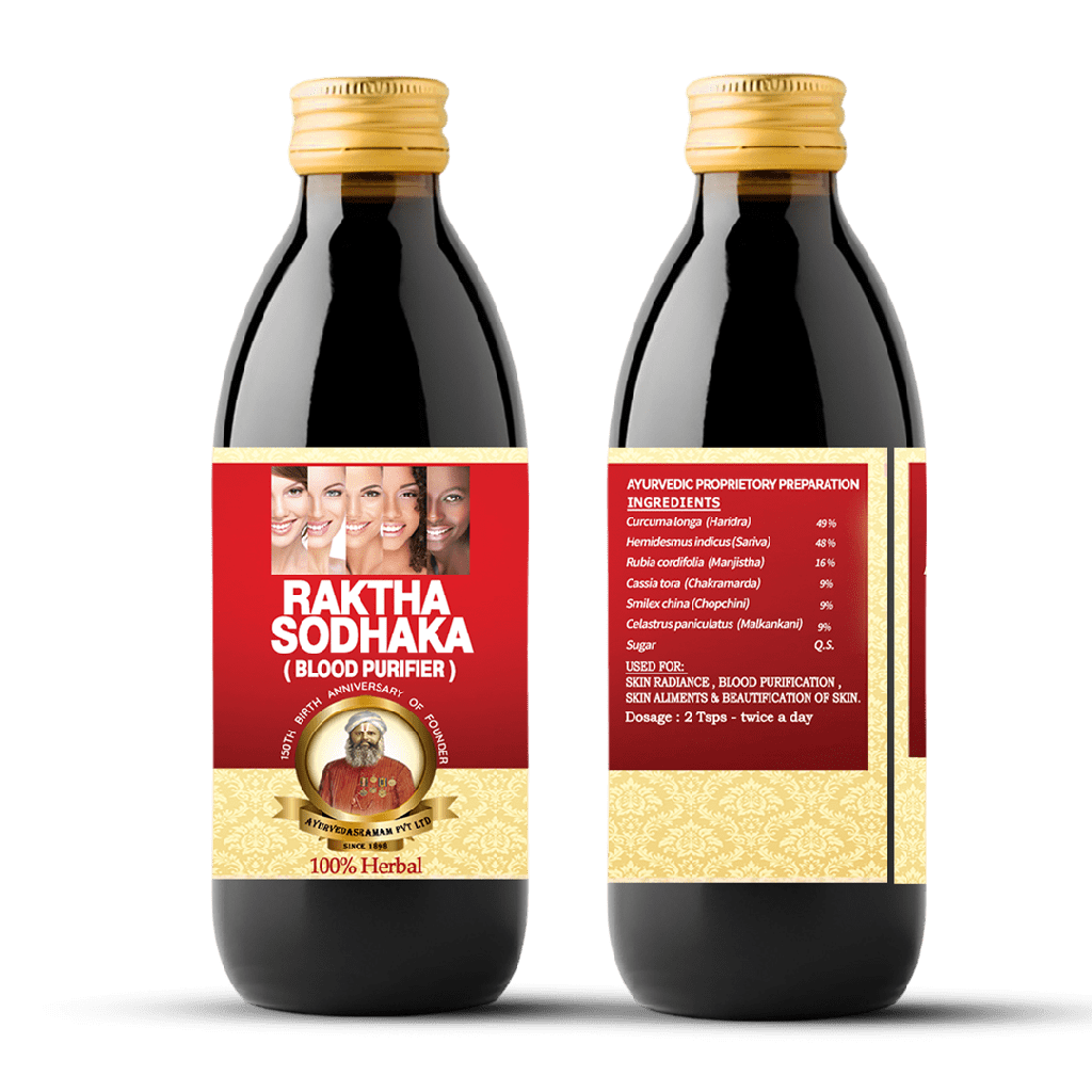 Raktha Shodaka Syrup - Purifies Blood for Healthy, Glowing Skin