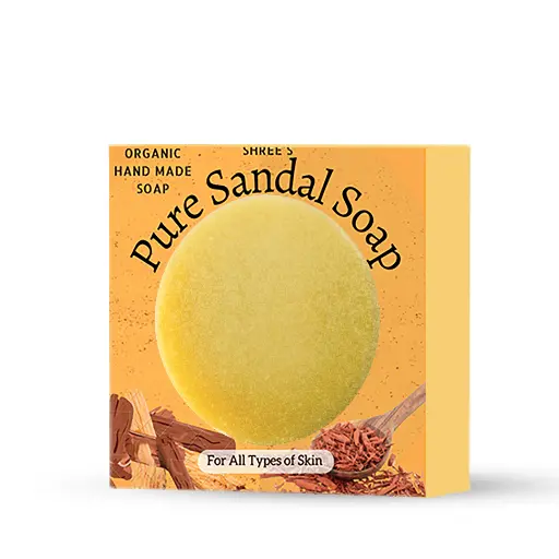 Pure Sandal soap for long-lasting fragrance 